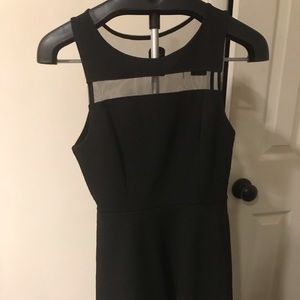 Black simple dress